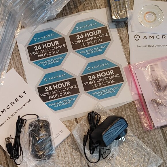 AMCREST Security System 1TB Hard Drive Included, 4 cameras Weather proof, NIGHT - Picture 15 of 15